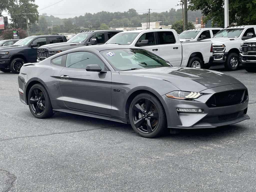 Gray Metallic 2022 Ford Mustang Coupe Rear-Wheel Drive Automatic