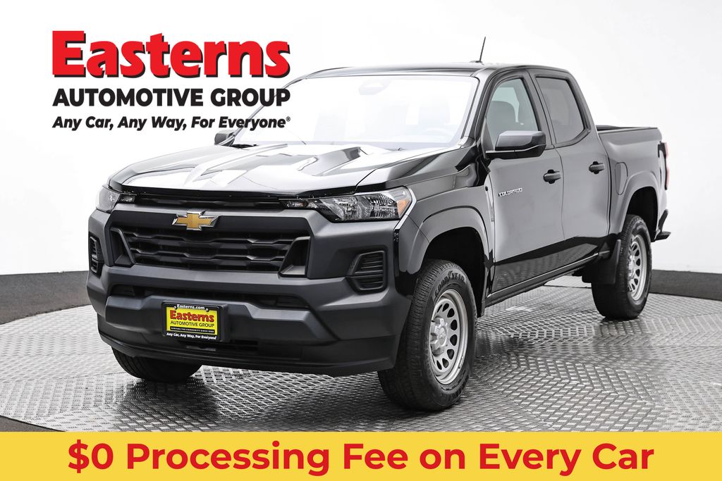 Black 2023 Chevrolet Colorado Work Truck Crew Cab RWD Pickup Truck 4X2 8-Speed Automatic
