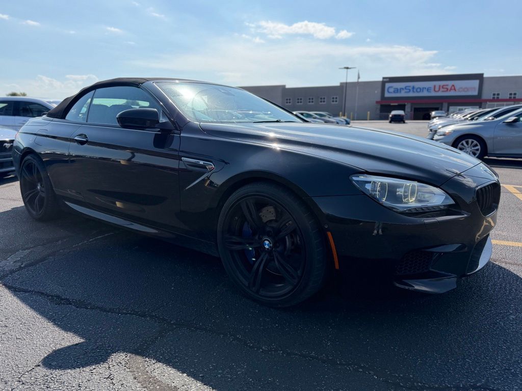 Black Sapphire Metallic 2015 BMW M6 Convertible Rear-Wheel Drive 7-Speed Automatic