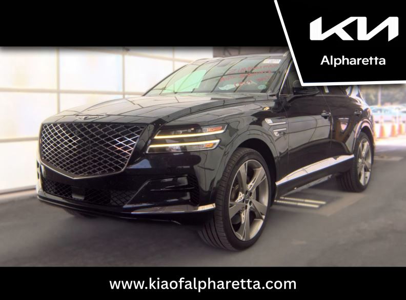 Black 2021 Genesis GV80 SUV / Crossover All-Wheel Drive 8-Speed Automatic