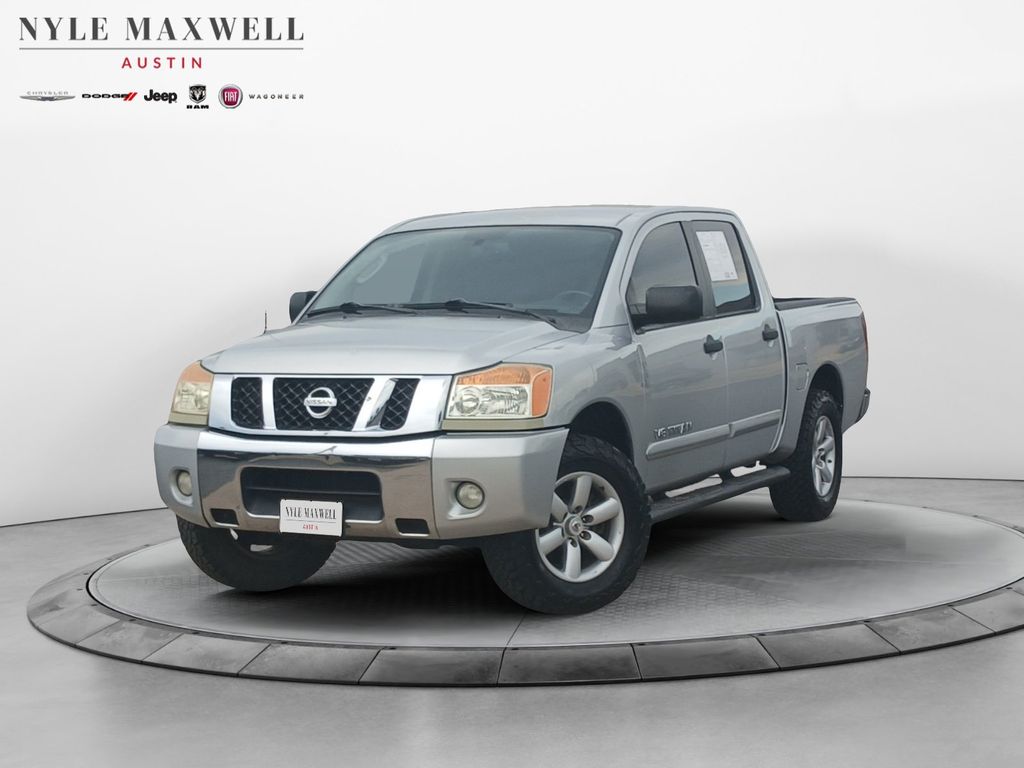 Silver Lightning Metallic 2010 Nissan Titan Pickup Truck 4X2 5-Speed Automatic