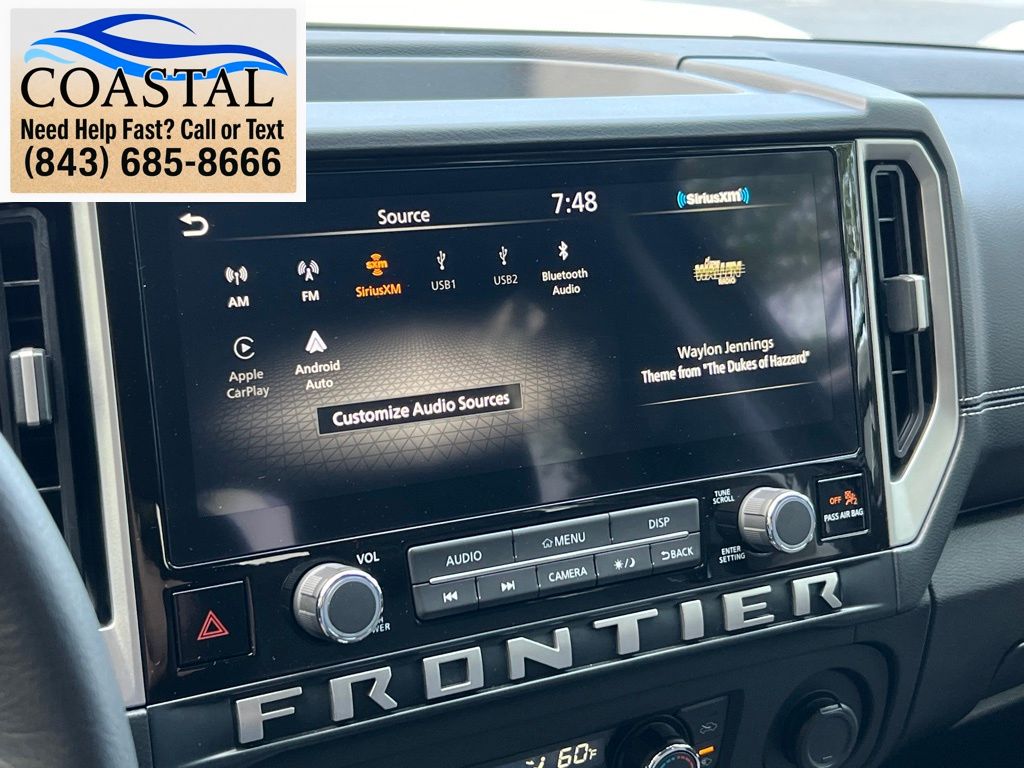 2025 Nissan Frontier SV White at Lugoff Nissan