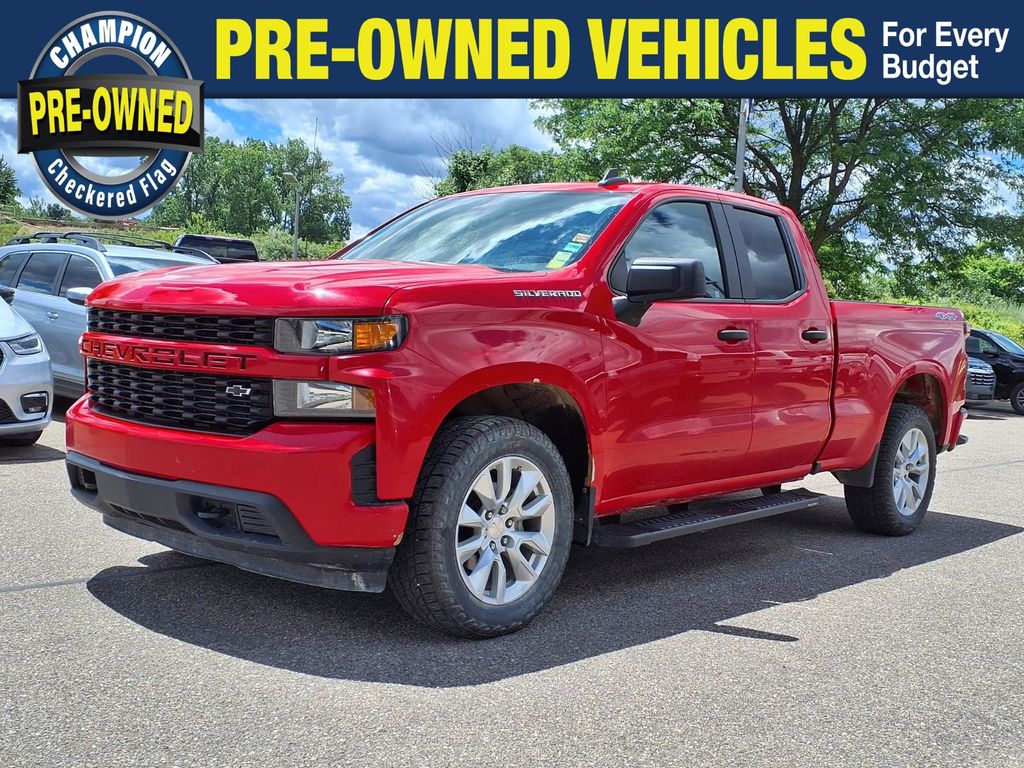 Red 2020 Chevrolet Silverado 1500 Pickup Truck Four-Wheel Drive 8-Speed Automatic