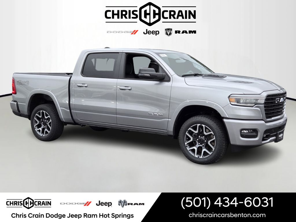 Billet Silver Metallic 2026 RAM 1500 Pickup Truck Four-Wheel Drive 8-Speed Automatic