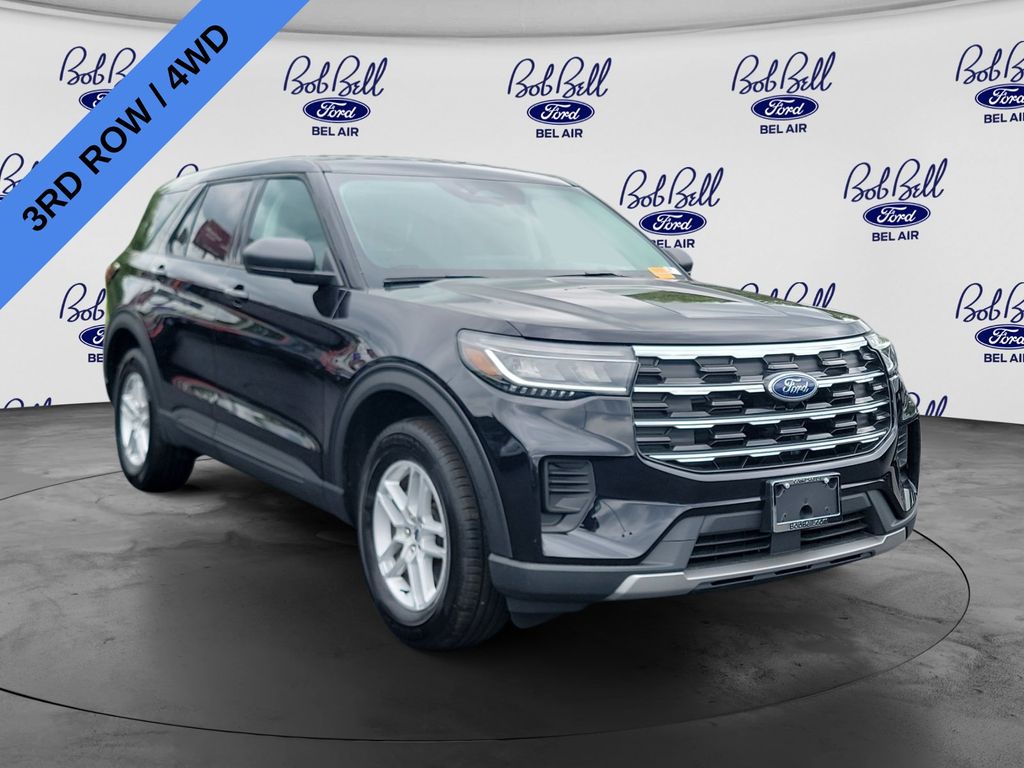 Black Metallic 2026 Ford Explorer SUV / Crossover All-Wheel Drive Automatic