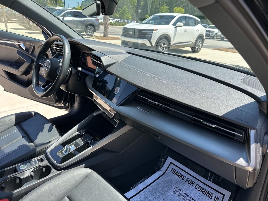 2023 Brilliant Black Audi A3 40 Premium FWD Sedan