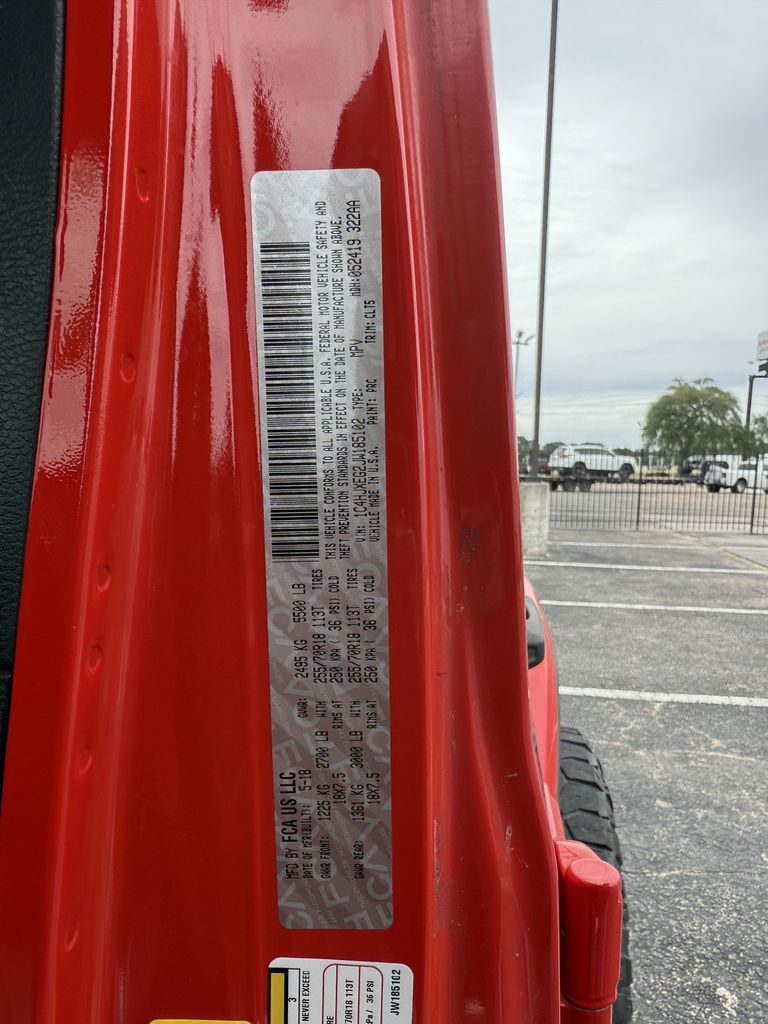 2018 Jeep Wrangler Unlimited Sahara Red at Joe Myers Mazda Kia