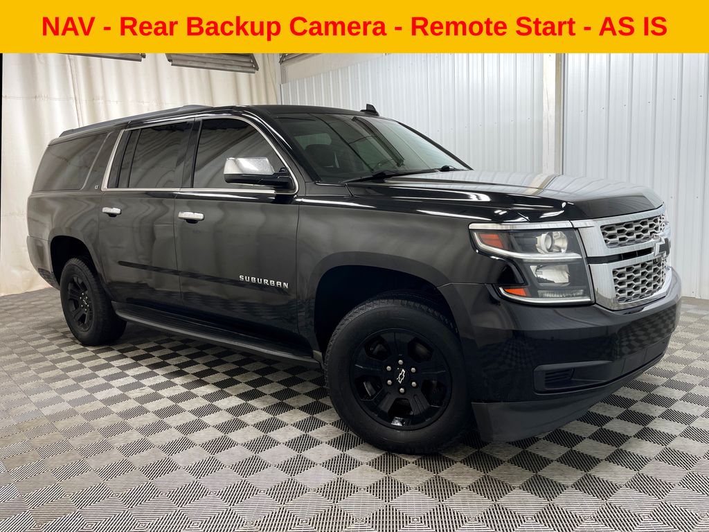 Black 2016 Chevrolet Suburban SUV / Crossover 4X2 6-Speed Automatic Overdrive