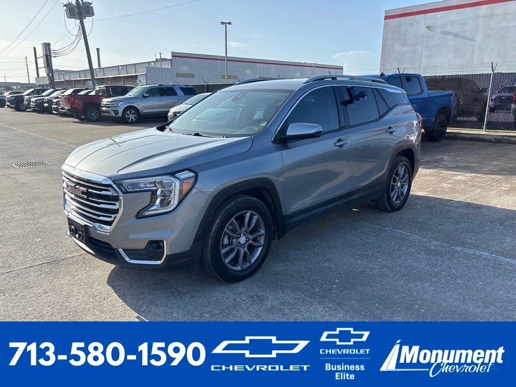 2023 GMC Terrain SLT Silver at Classic Chevrolet Galveston