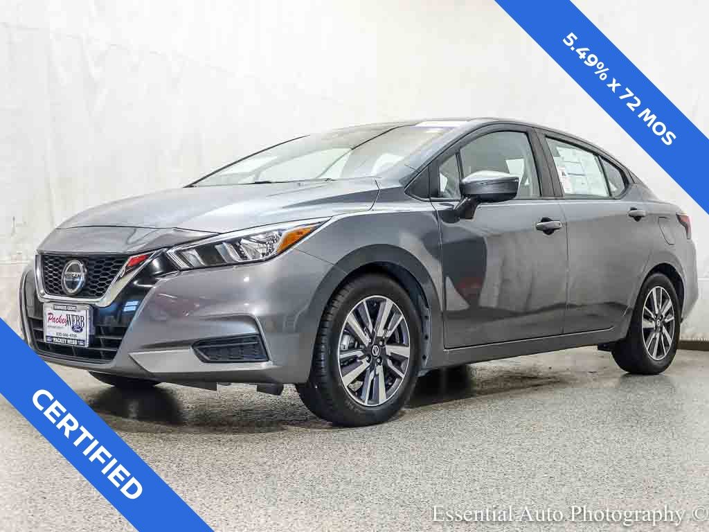 Gray (Gun Metallic) 2020 Nissan Versa Sedan Front-Wheel Drive Continuously Variable Transmission
