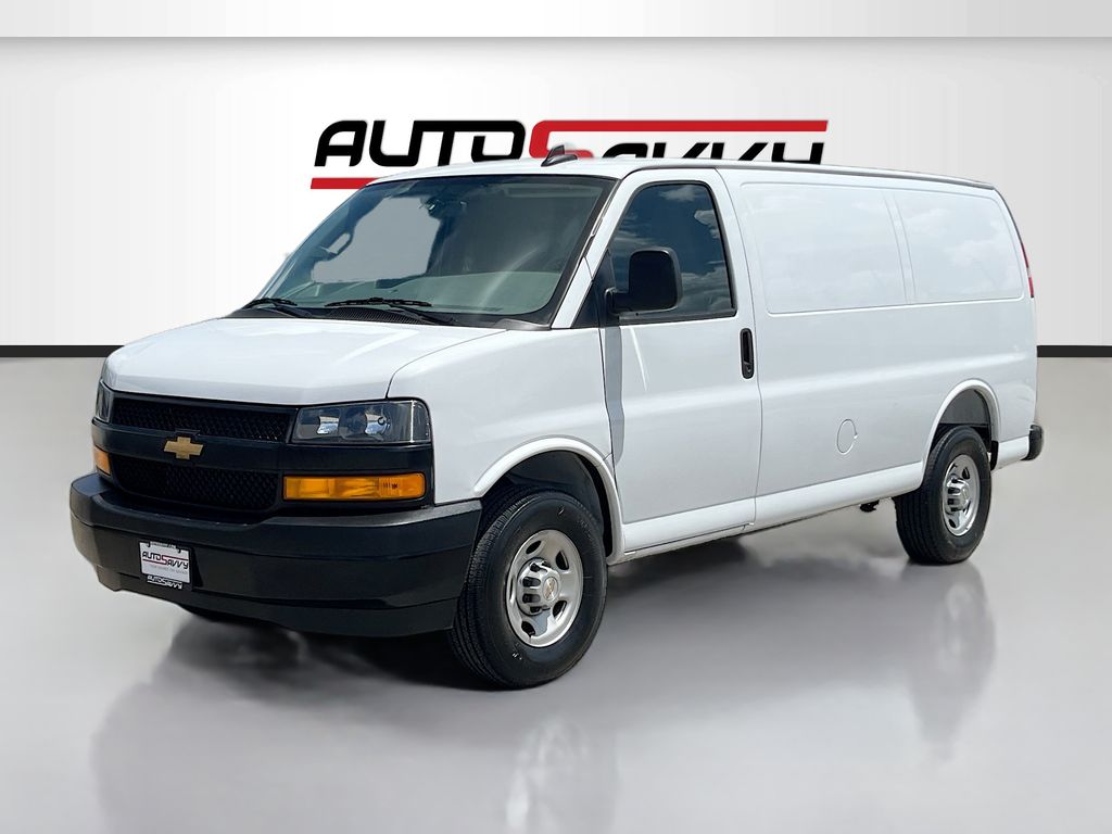 2025 Chevrolet Express 2500 Work Van White at AutoSavvy Houston Northwest