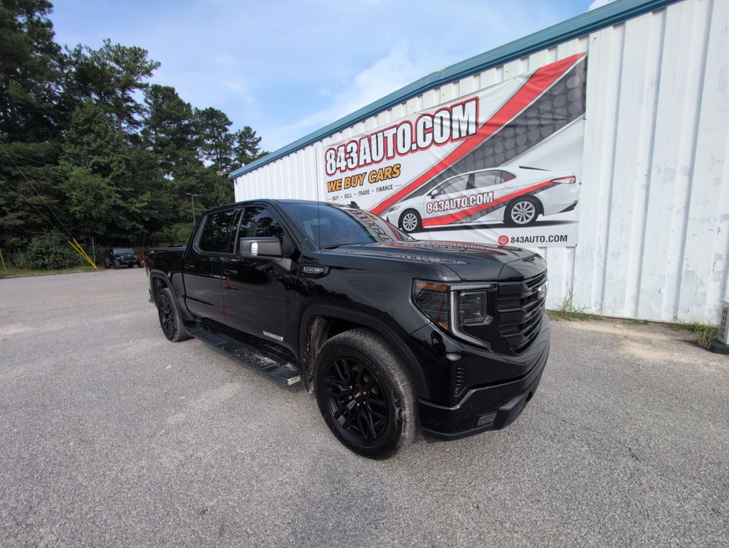 Onyx Black 2022 GMC Sierra 1500 Pickup Truck Four-Wheel Drive Automatic