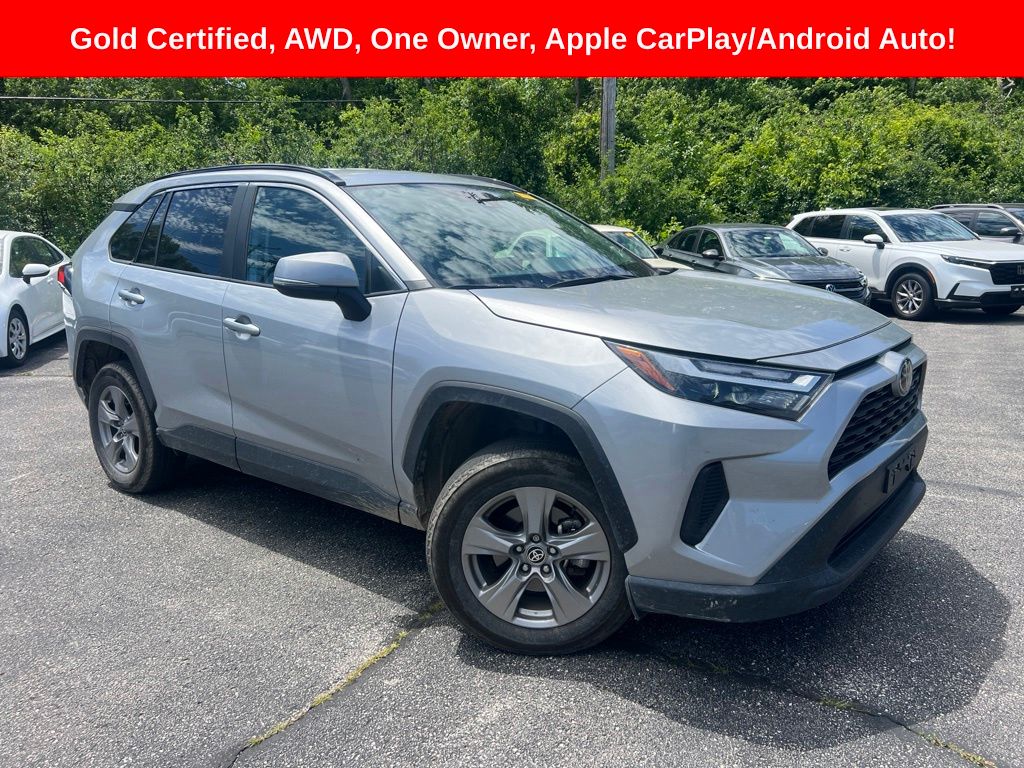 Silver Sky Metallic 2025 Toyota RAV4 SUV / Crossover All-Wheel Drive 8-Speed Automatic