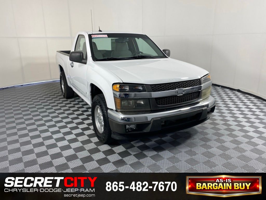Summit White 2008 Chevrolet Colorado Pickup Truck 4X2 4-Speed Automatic Overdrive