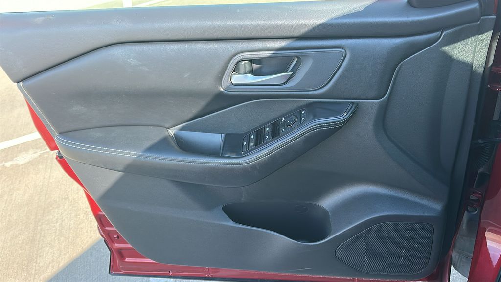 2025 Nissan Rogue SV Red at South Houston Nissan