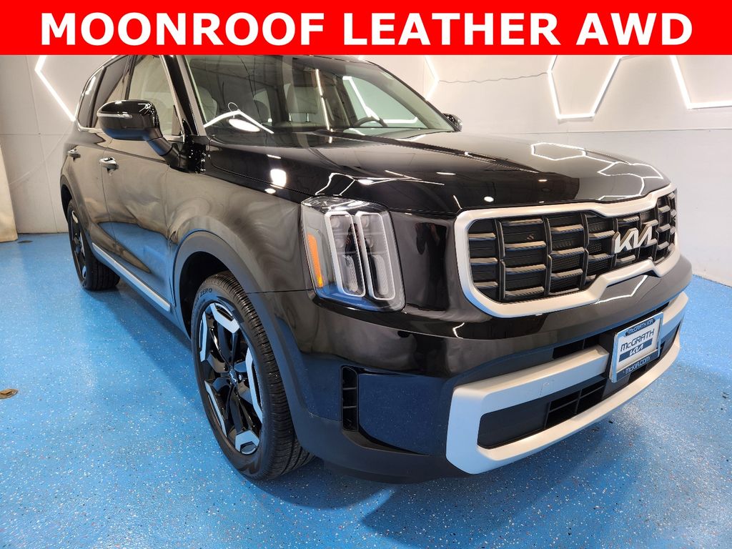 Ebony Black 2025 Kia Telluride S AWD SUV / Crossover All-Wheel Drive 8-Speed Automatic