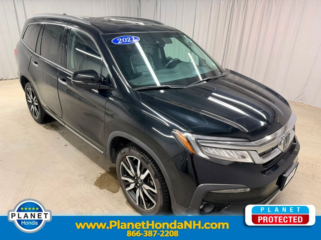 Red (Deep Scarlet Pearl) 2021 Honda Pilot SUV / Crossover All-Wheel Drive 9-Speed Automatic