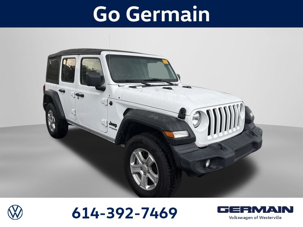 Bright White Clearcoat 2022 Jeep Wrangler SUV / Crossover Four-Wheel Drive 8-Speed Automatic