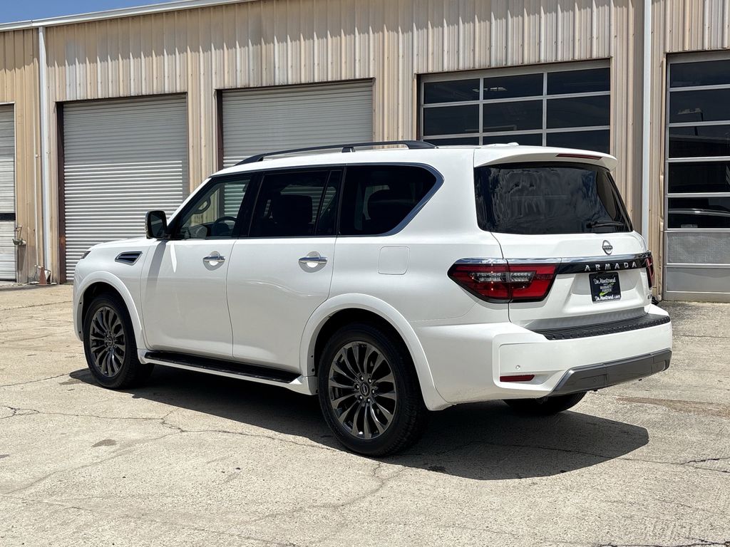 2023 Nissan Armada Platinum White at Central Houston Nissan