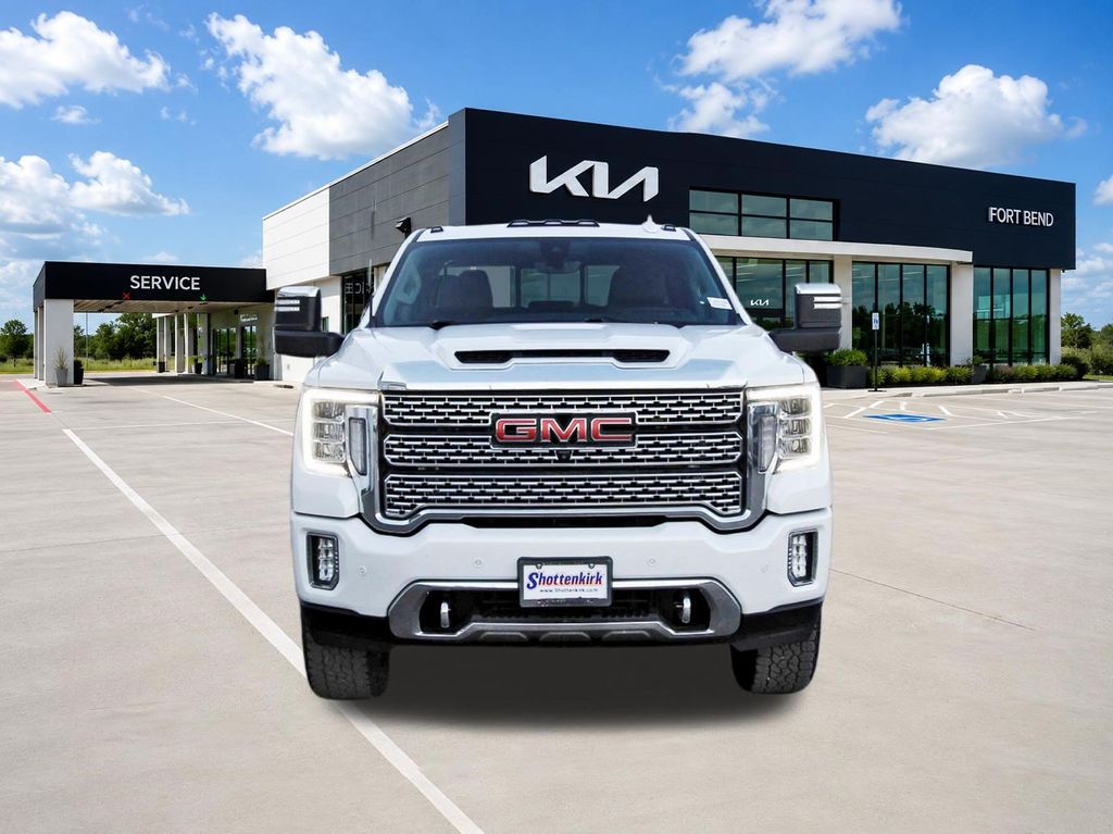 2022 GMC Sierra 2500HD Denali White at EAG Ford Navasota