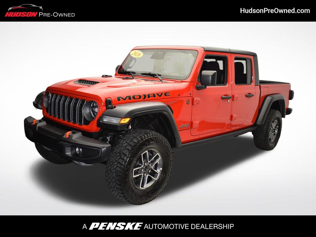 Red Clearcoat 2026 Jeep Gladiator Pickup Truck Four-Wheel Drive 8-Speed Automatic