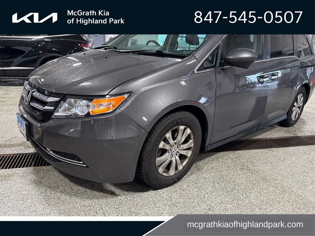 Gray (Modern Steel Metallic) 2016 Honda Odyssey Minivan Front-Wheel Drive 6-Speed Automatic