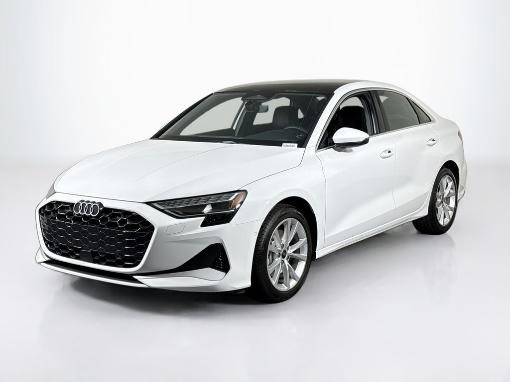 White 2026 Audi A3 Sedan All-Wheel Drive 7-Speed Automatic