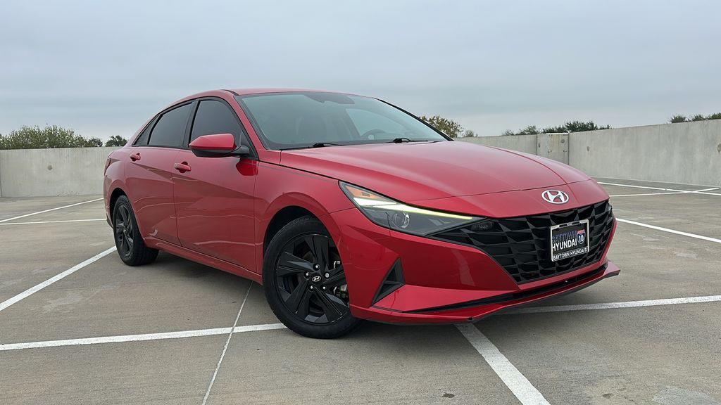 2021 Hyundai Elantra SEL Red at AutoSavvy Houston Southwest