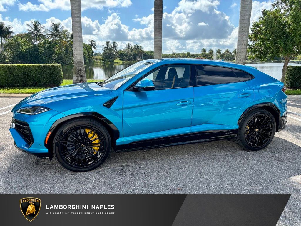 Teal 2026 Lamborghini Urus SUV / Crossover All-Wheel Drive 8-Speed Automatic