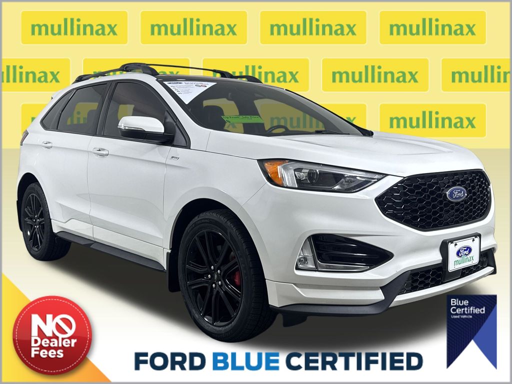 Star White Metallic Tri-Coat 2020 Ford Edge SUV / Crossover All-Wheel Drive 8-Speed Automatic