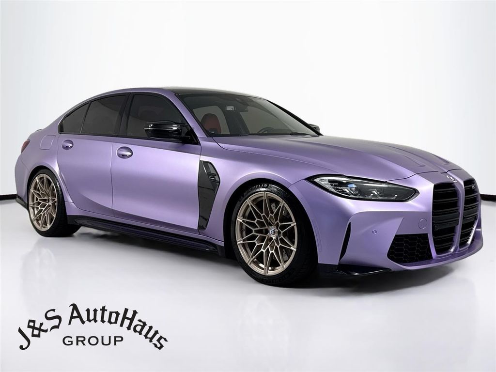 Brooklyn Gray Metallic 2022 BMW M3 Sedan Rear-Wheel Drive 8-Speed Automatic