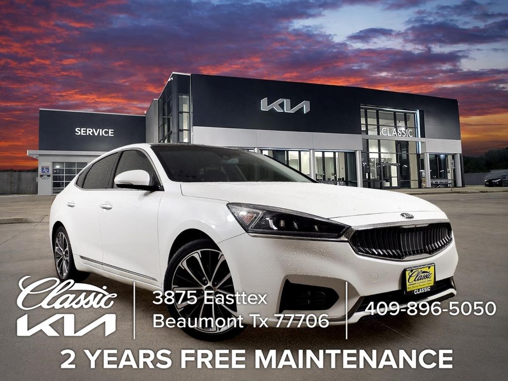Snow White Pearl 2019 Kia Cadenza Sedan Front-Wheel Drive 8-Speed Automatic
