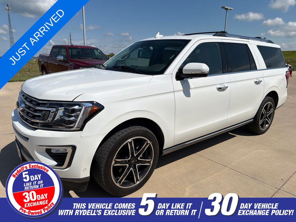 White Metallic 2021 Ford Expedition SUV / Crossover Four-Wheel Drive Automatic