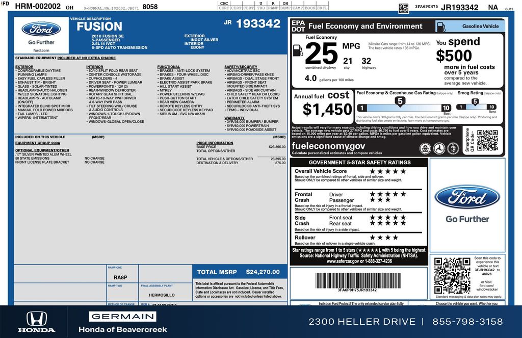 Used 2018 Silver Ford SE image 30