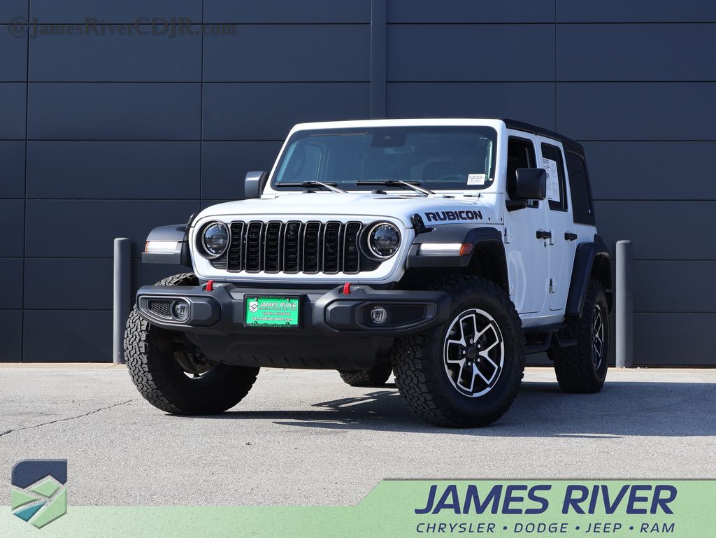 Bright White Clearcoat 2024 Jeep Wrangler SUV / Crossover Four-Wheel Drive 8-Speed Automatic