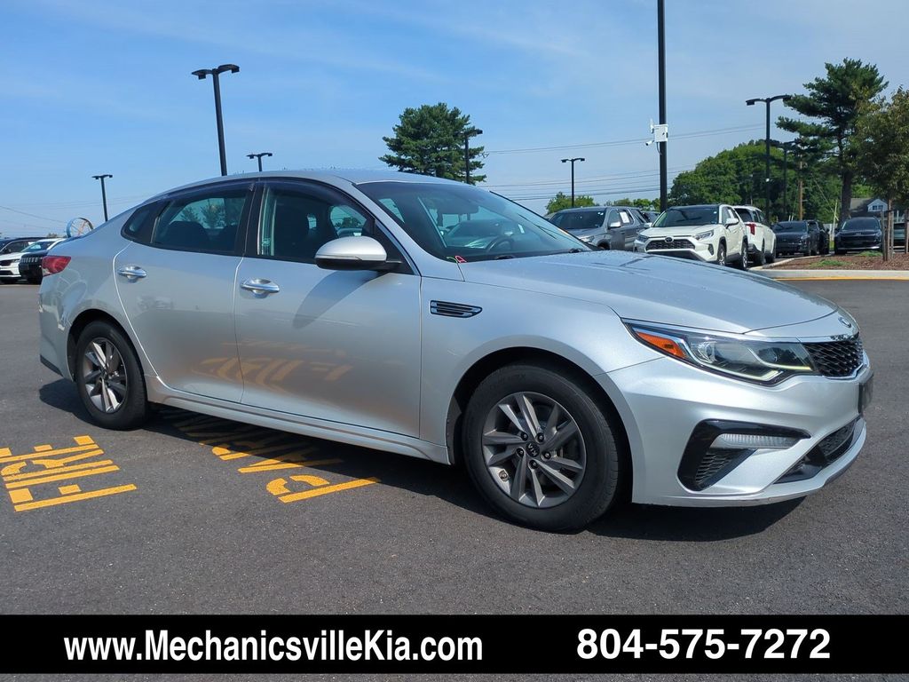 Sparkling Silver 2020 Kia Optima Sedan Front-Wheel Drive 6-Speed Automatic