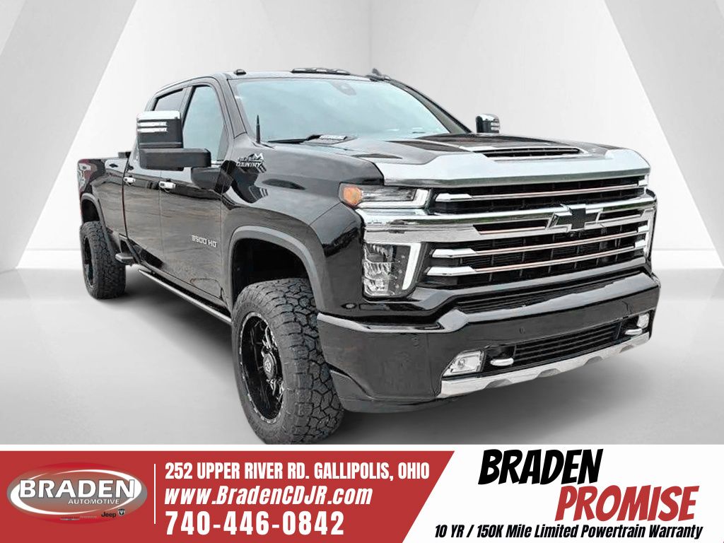 Black 2022 Chevrolet Silverado 3500HD Pickup Truck Four-Wheel Drive Automatic