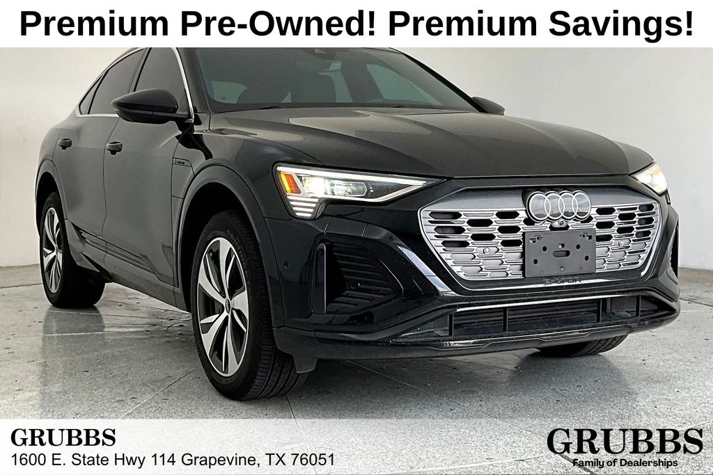 Mythos Black Metallic 2024 Audi Q8 e-tron Sportback quattro Premium Plus S line AWD Sedan All-Wheel Drive Automatic
