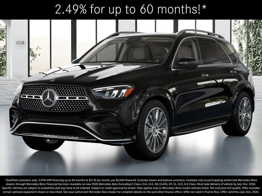 Obsidian Black Metallic 2026 Mercedes-Benz GLE SUV / Crossover All-Wheel Drive 9-Speed Automatic