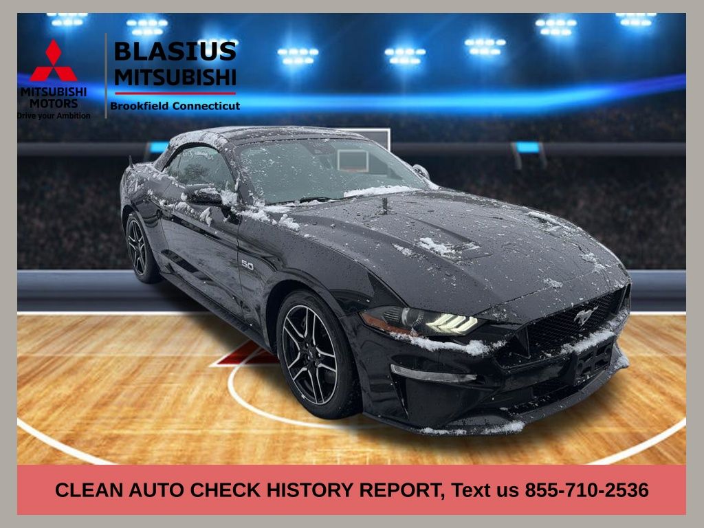Black 2022 Ford Mustang GT Premium Convertible RWD Convertible Rear-Wheel Drive Automatic