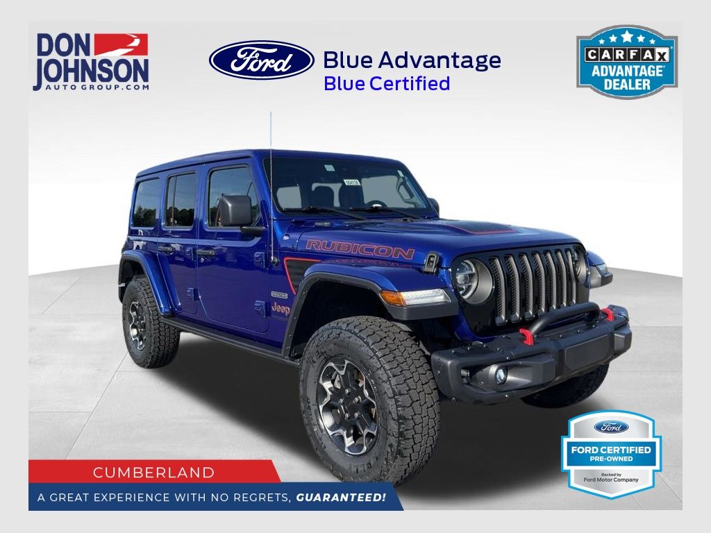 Ocean Blue Metallic Clearcoat 2020 Jeep Wrangler SUV / Crossover Four-Wheel Drive 8-Speed Automatic