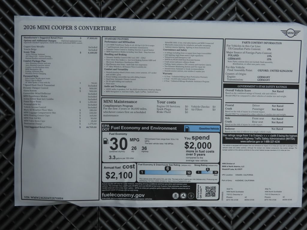 Thumbnail: 2026 MINI Cooper - 17