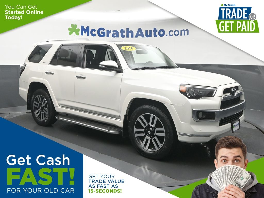 White (Blizzard Pearl) 2016 Toyota 4Runner SUV / Crossover All-Wheel Drive 5-Speed Automatic Overdrive