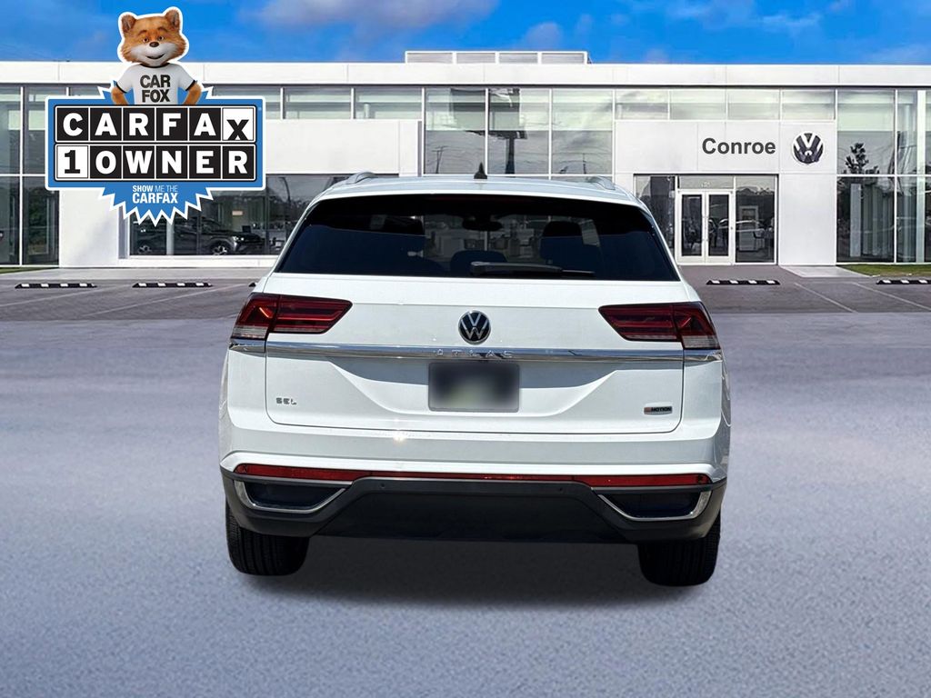 2020 Volkswagen Atlas Cross Sport 2.0T SEL White at AutoSavvy Houston Southwest