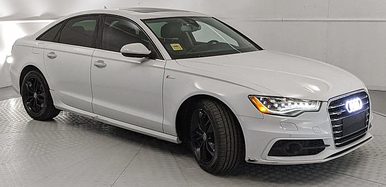 Glacier White 2014 Audi A6 3.0T quattro Prestige Sedan AWD Sedan All-Wheel Drive 8-Speed Automatic
