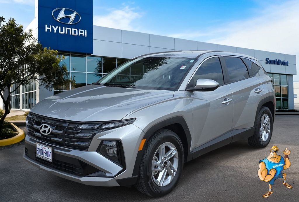 Shimmering Silver 2026 Hyundai Tucson SUV / Crossover Front-Wheel Drive 8-Speed Automatic