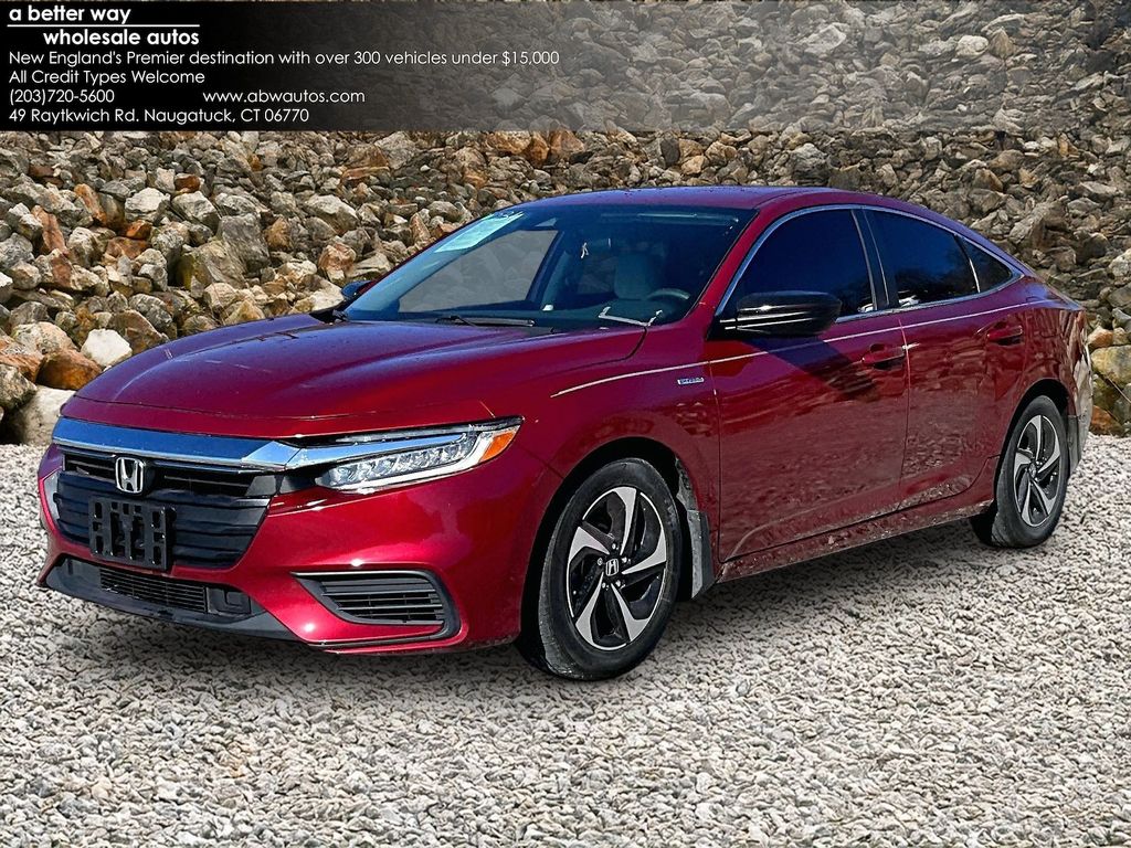 Red 2022 Honda Insight EX FWD Sedan Front-Wheel Drive Continuously Variable Transmission
