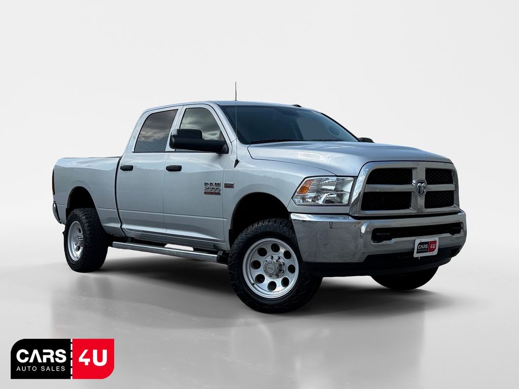 Bright Silver Clearcoat Metallic 2017 RAM 2500 Pickup Truck Four-Wheel Drive 6-Speed Automatic
