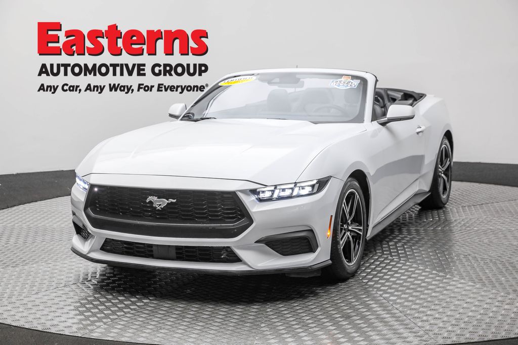 Oxford White 2024 Ford Mustang EcoBoost Premium Convertible RWD Convertible Rear-Wheel Drive Automatic