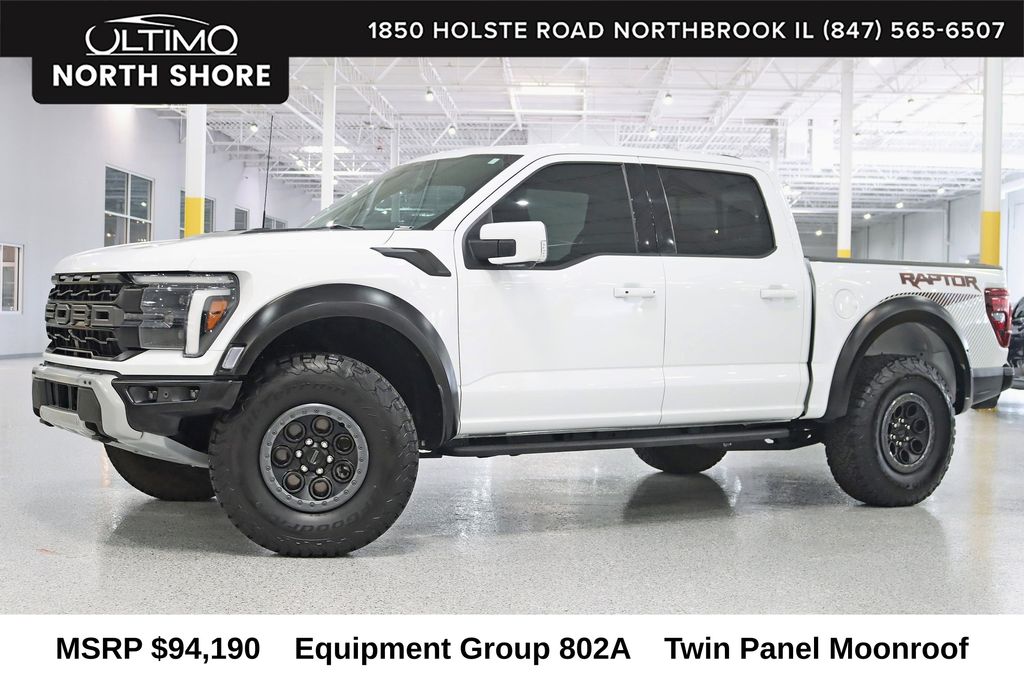 Oxford White 2025 Ford F-150 Pickup Truck Four-Wheel Drive Automatic